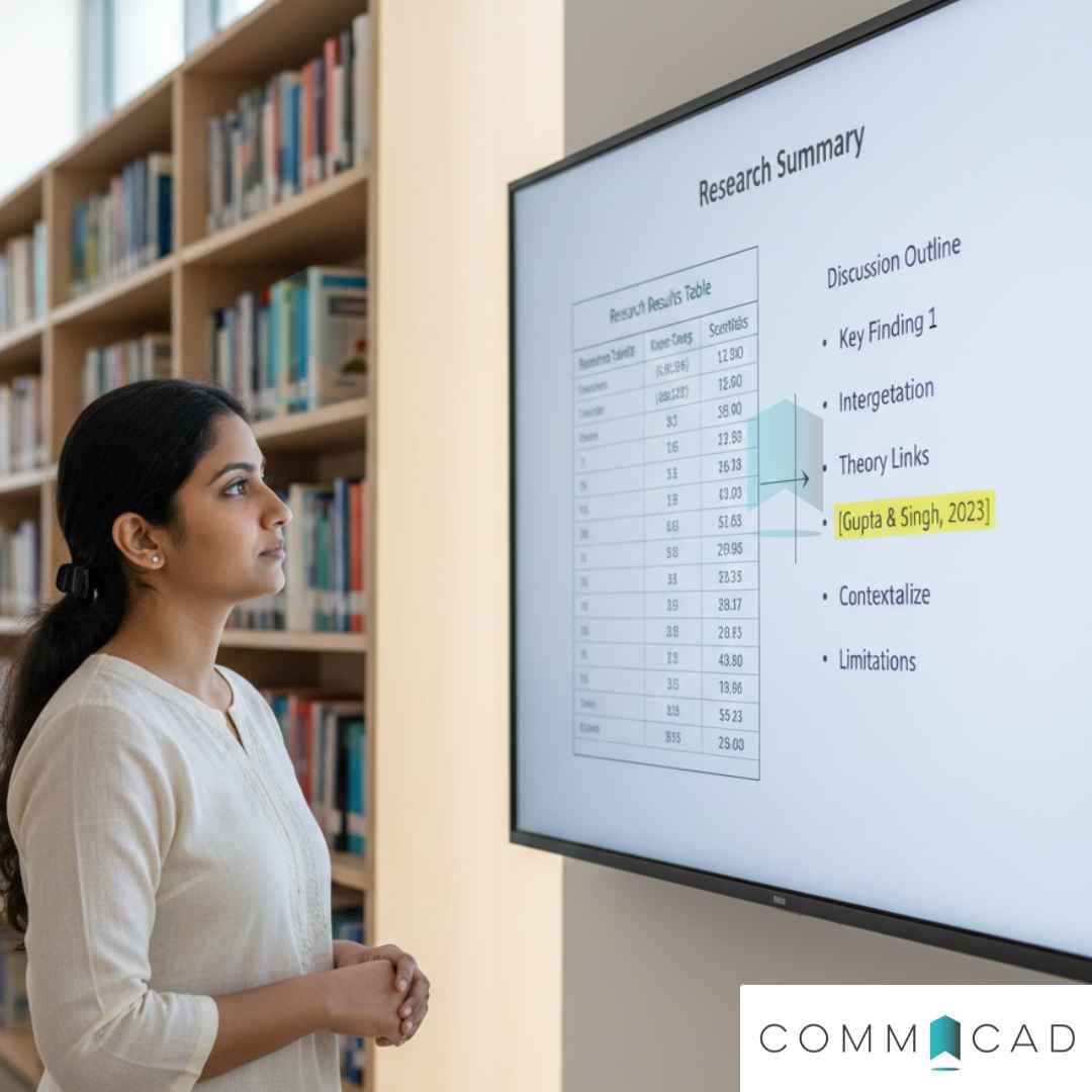 Interpret Results and Write Discussion | Commacad | Commacad